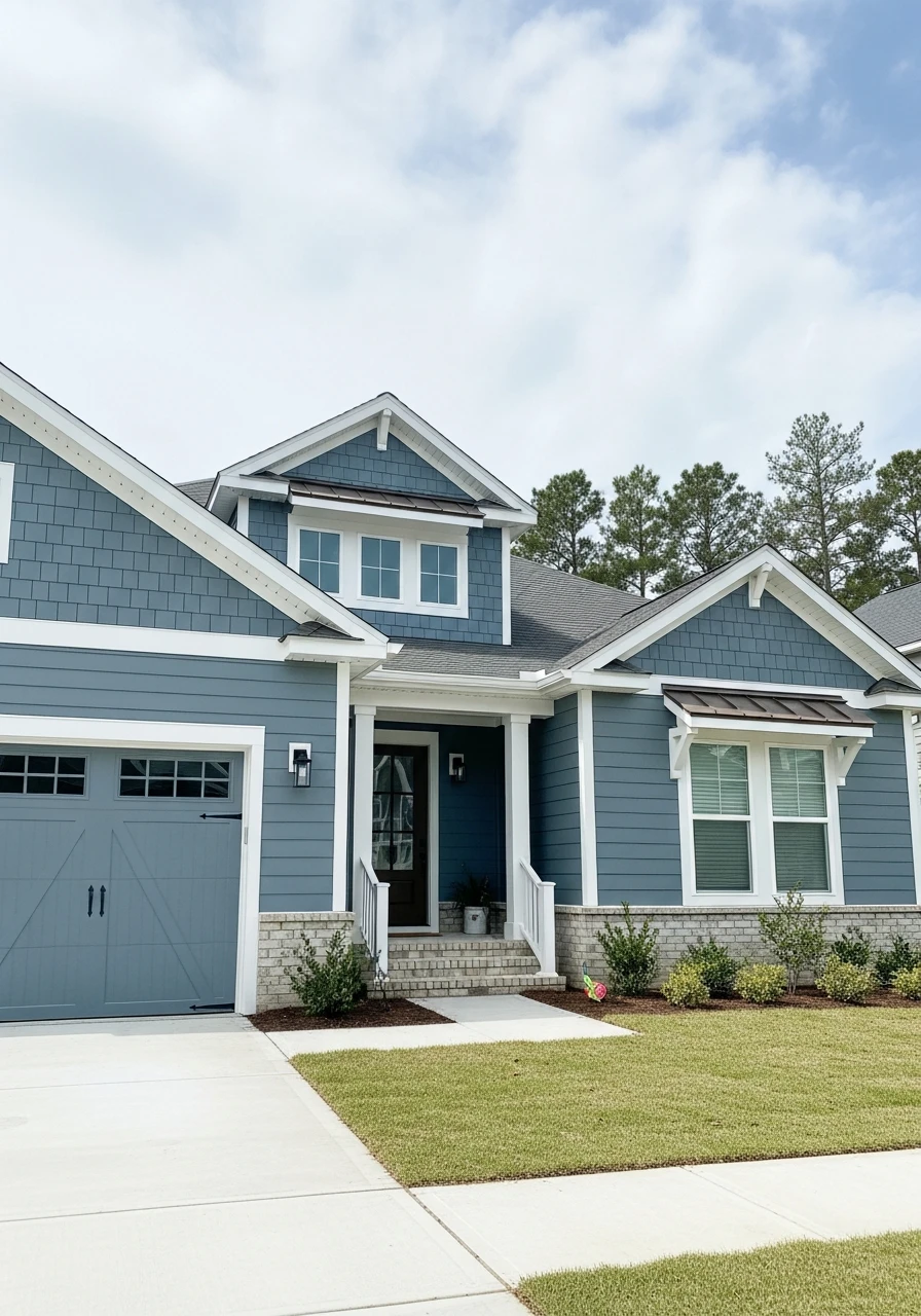 Slate Blue-Gray Exterior