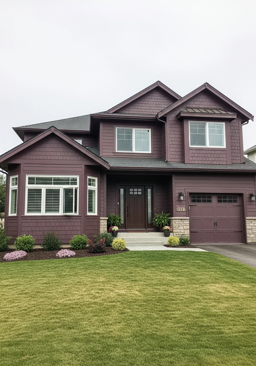 Aubergine Plum Exterior