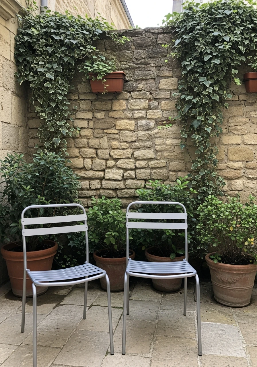 Modern Bistro Chairs - French Courtyard Garden Ideas: Create Your Own Dream Escape