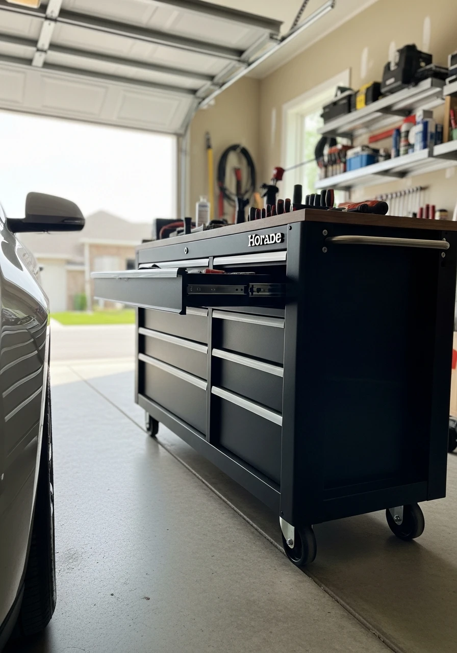 Rolling Tool Cabinets - 50 Genius Garage Organization Ideas That Actually Work
