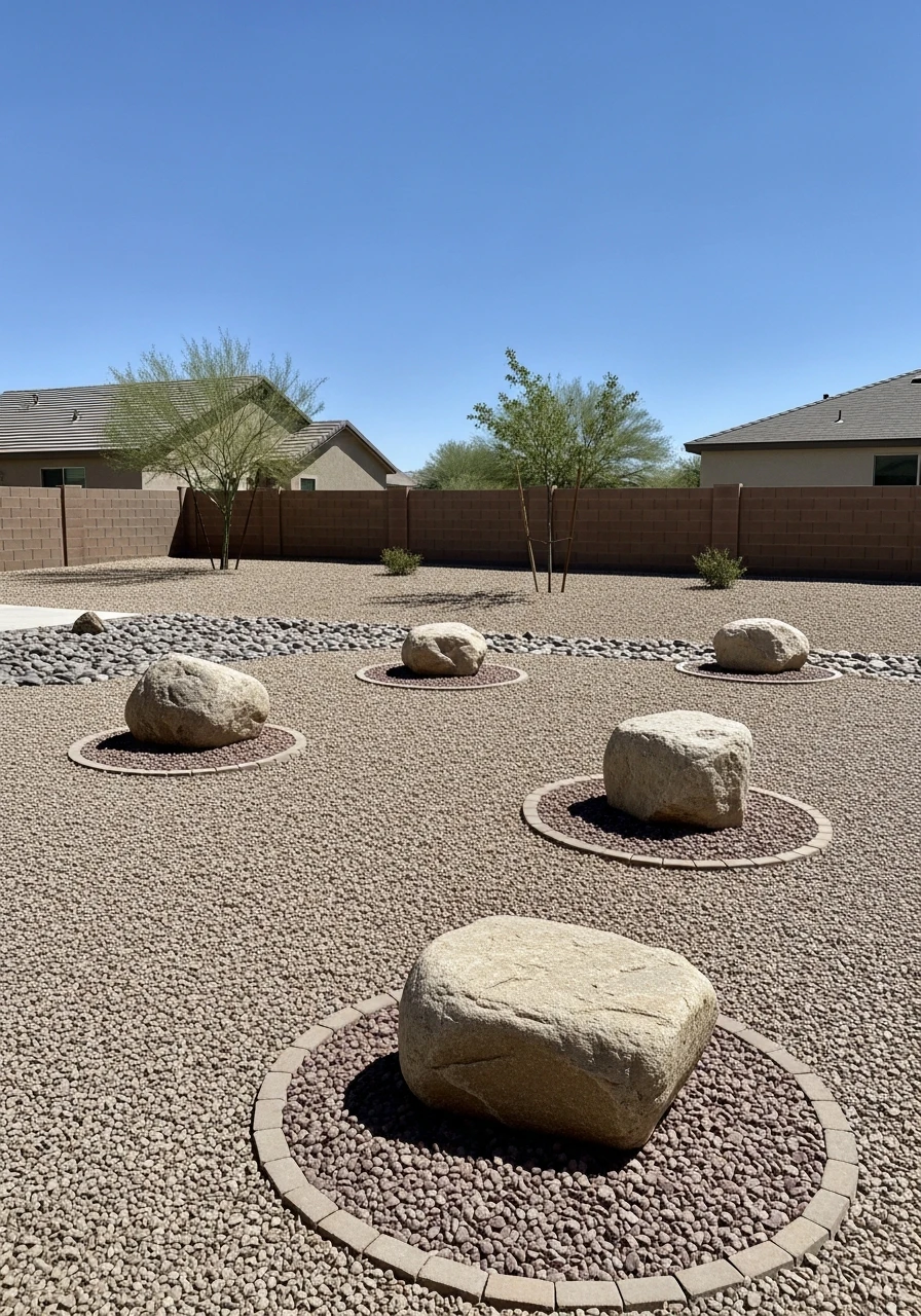 Accent Around Large Rocks