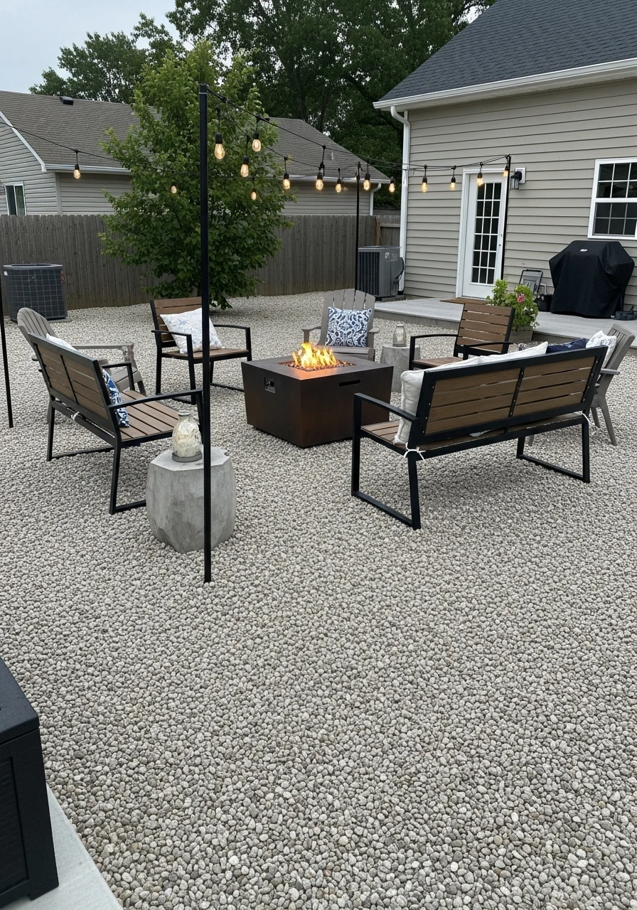 Cozy Fire Pit Area