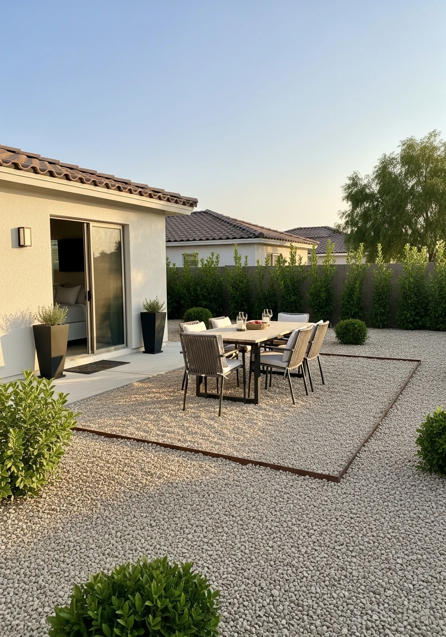 Stylish Dining Patio