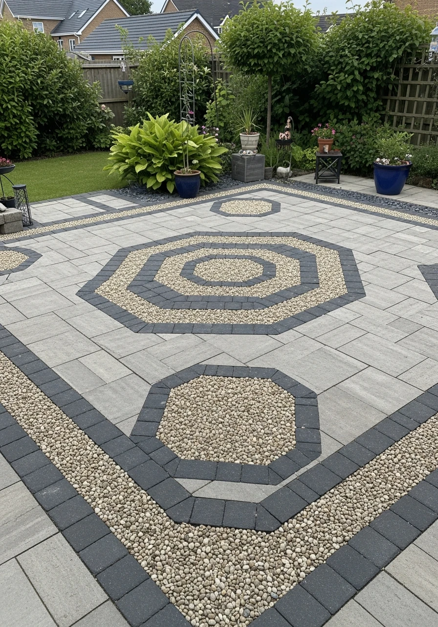 Decorative Inlays in Patios