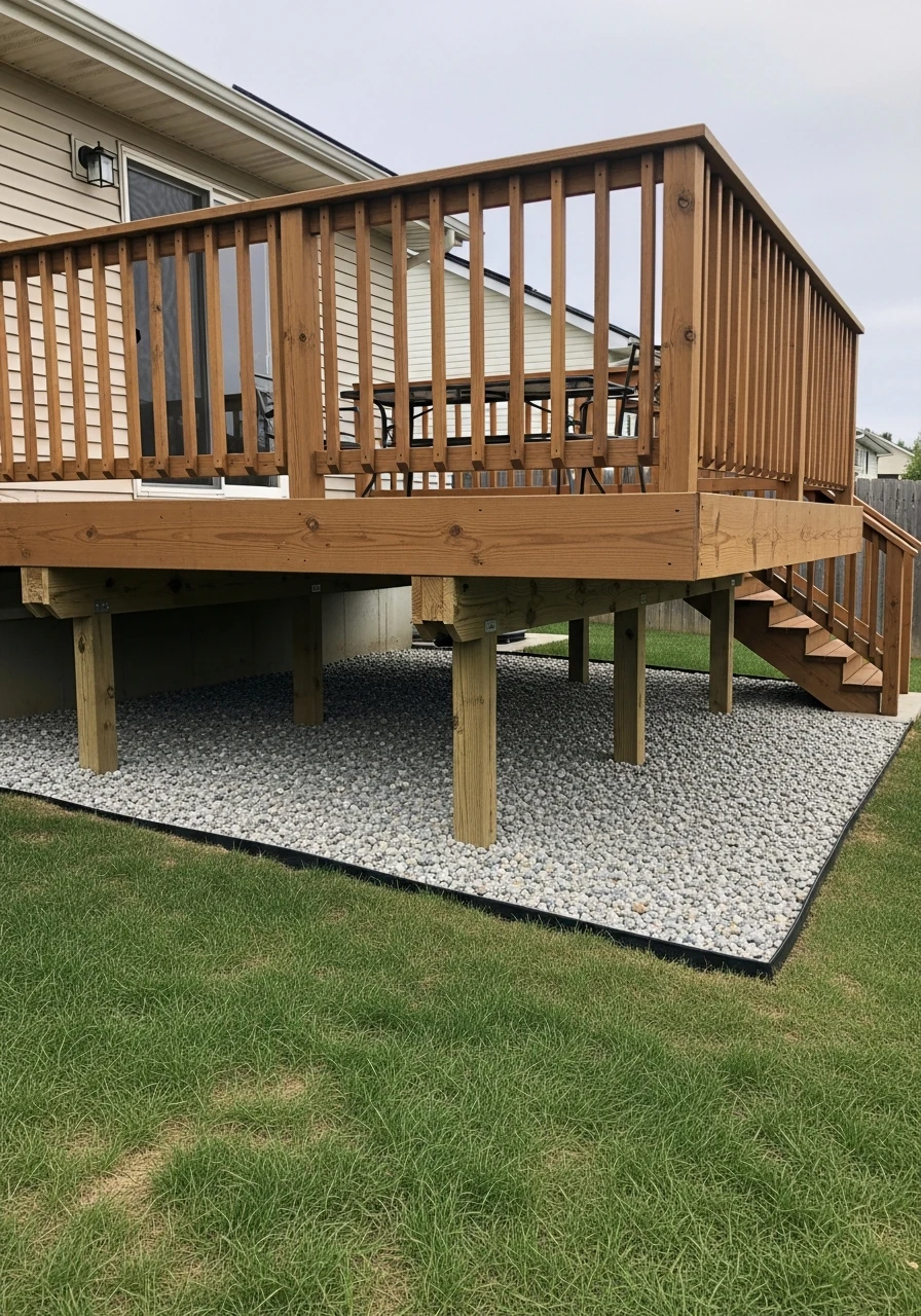 Under Deck or Patio Filler