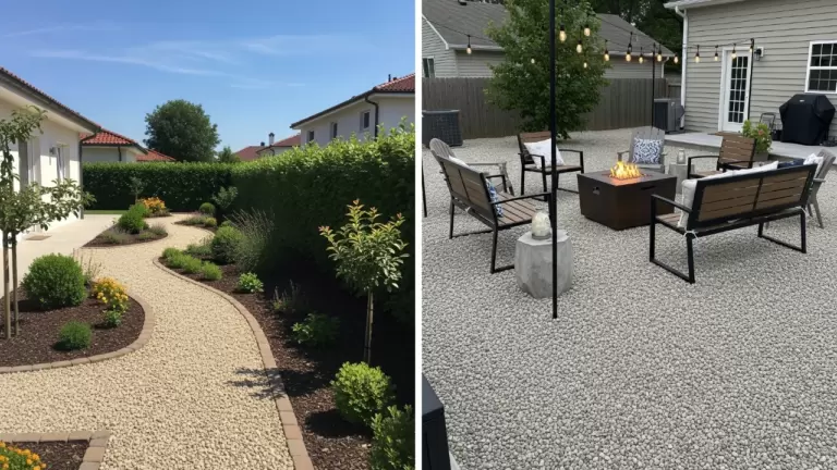 44 Smart Gravel Backyard Ideas