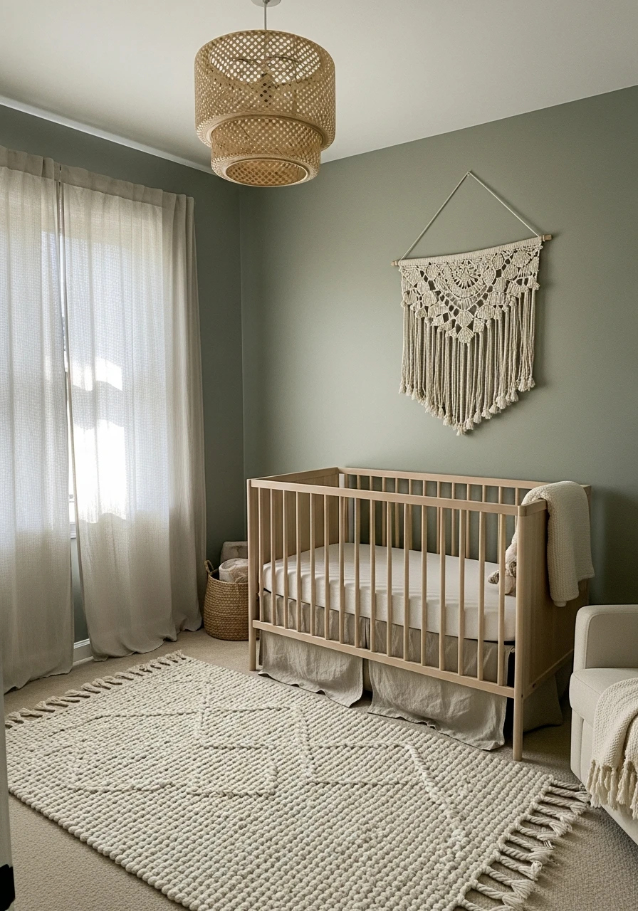 Green and Beige Combo - 35 Budget-Friendly Ideas for the Perfect Green Nursery