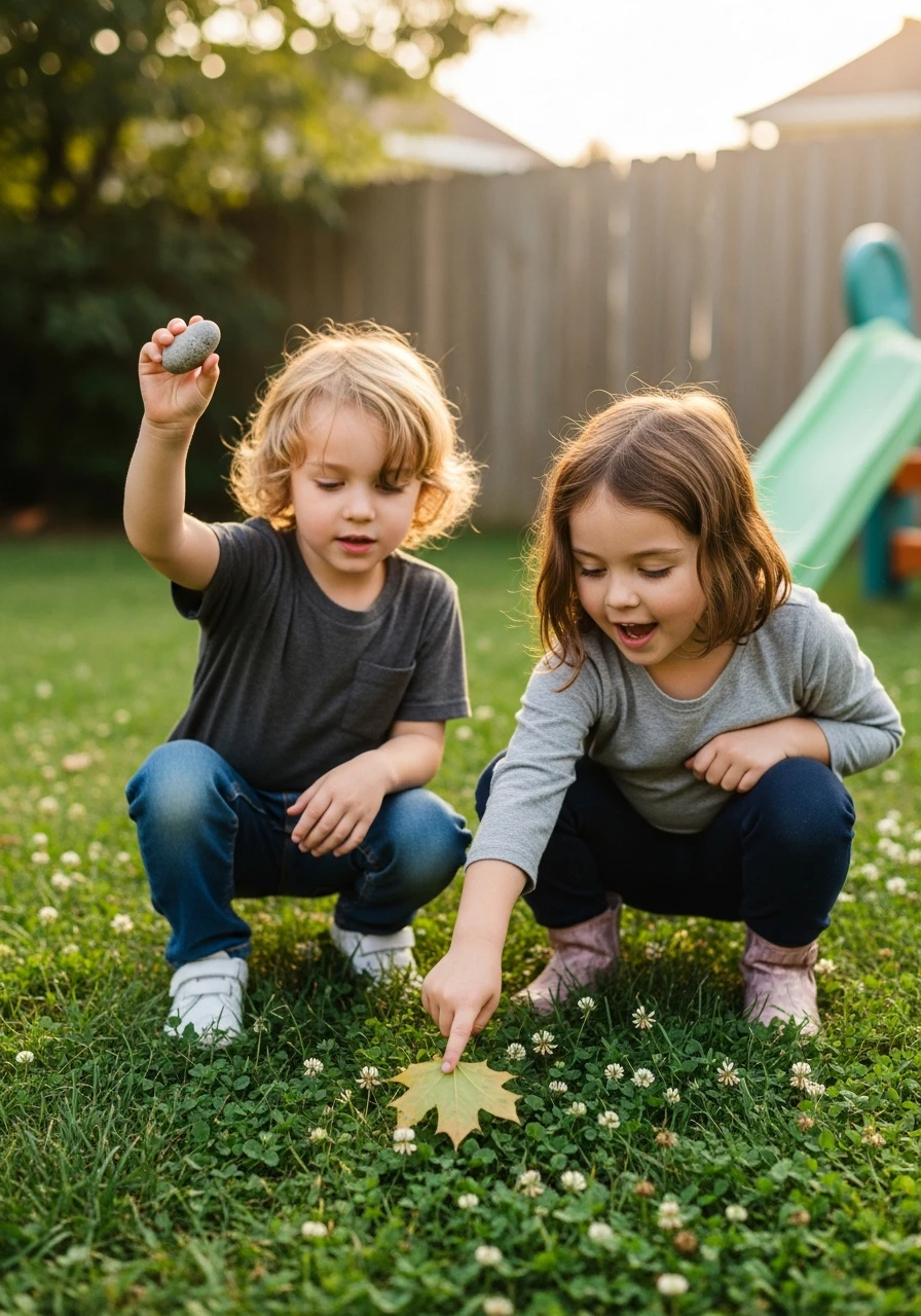 Nature Scavenger Hunt - 35 Budget-Friendly Kids Backyard Ideas for Summer Fun