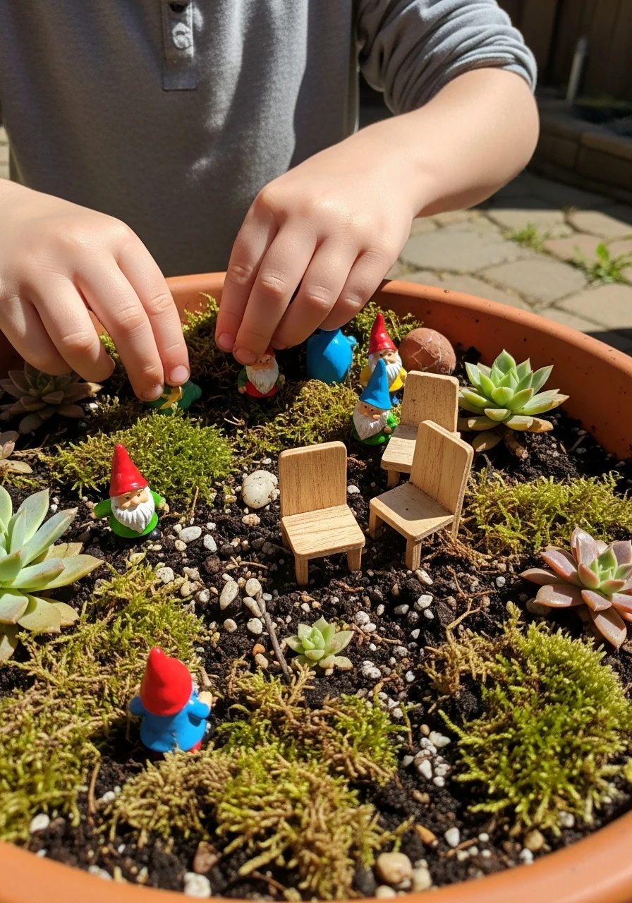 Create a Fairy Garden - 35 Budget-Friendly Kids Backyard Ideas for Summer Fun
