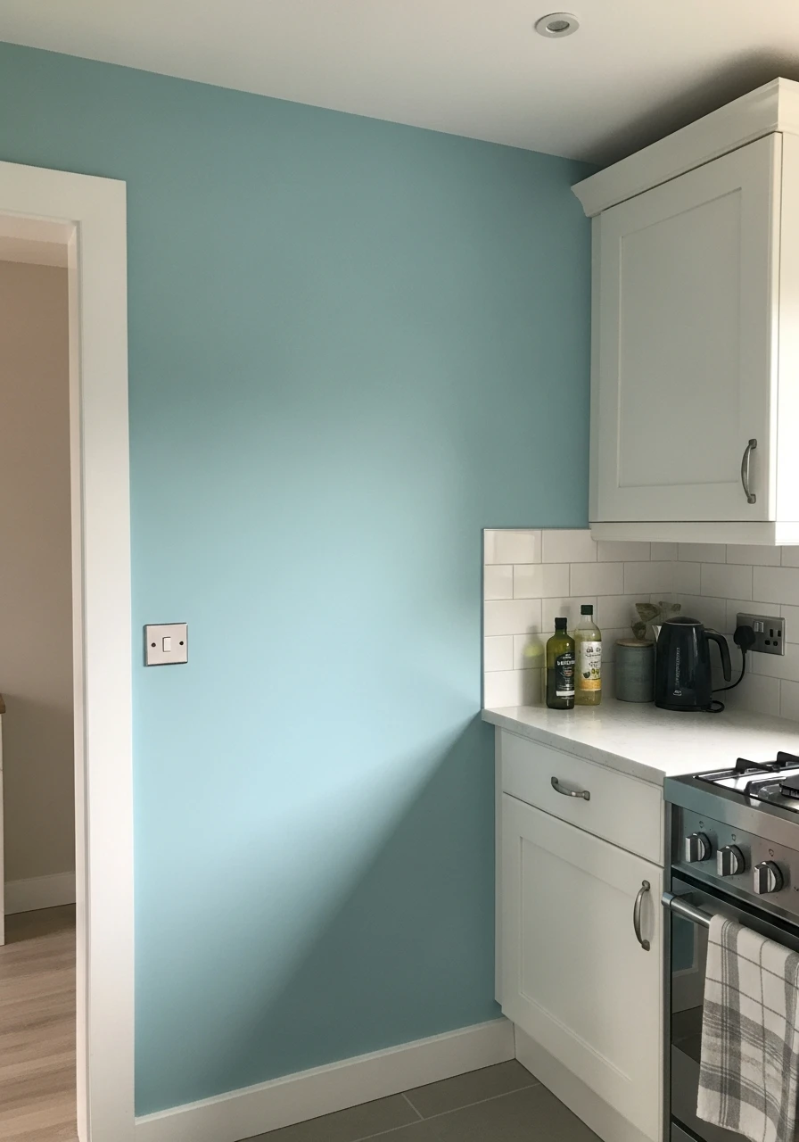 Still Water Calm Blue - 45 Kitchen Paint Colors for a High-End Look on a Budget