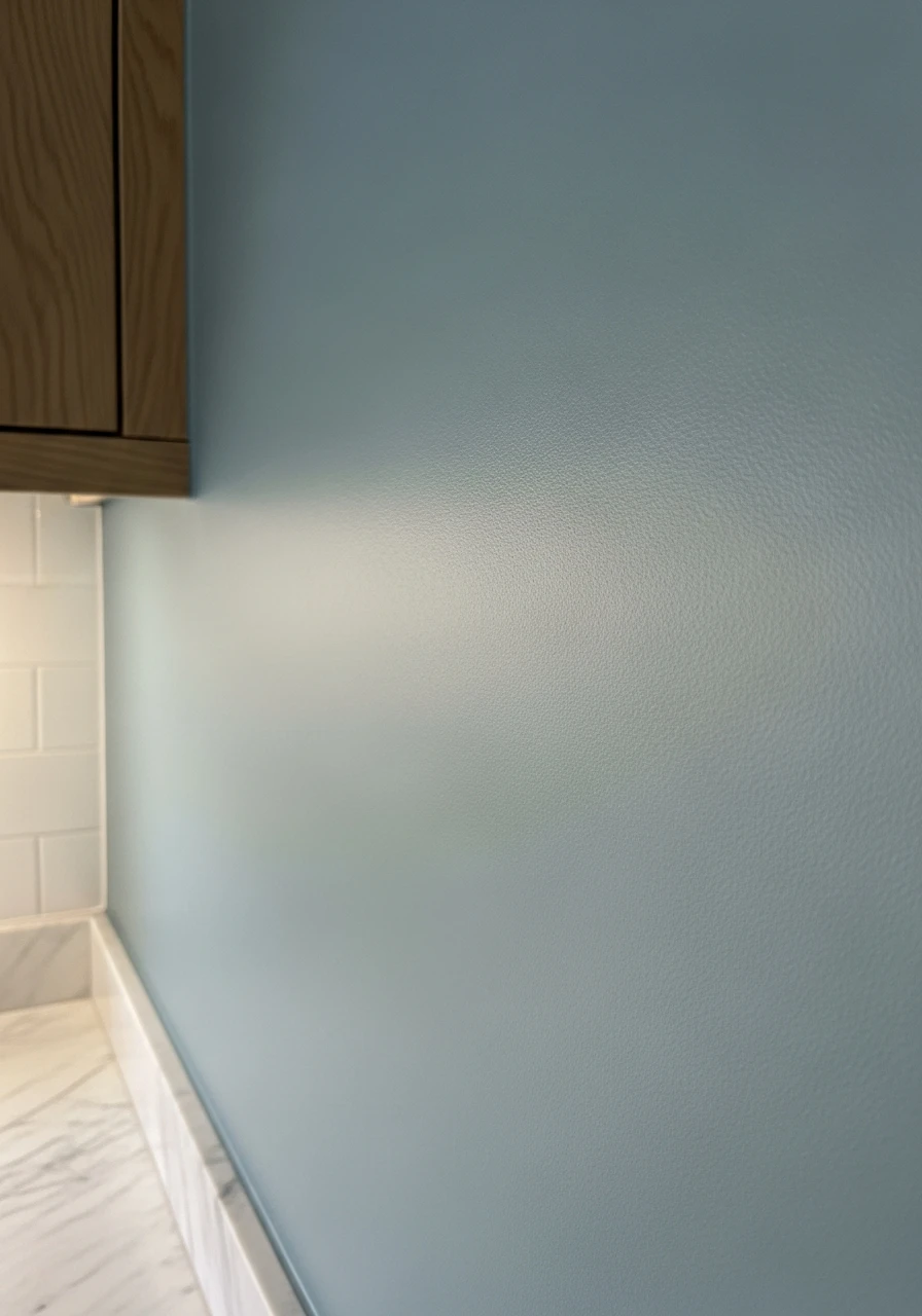 Smoky Blue-Grey Modern Softness - 45 Kitchen Paint Colors for a High-End Look on a Budget