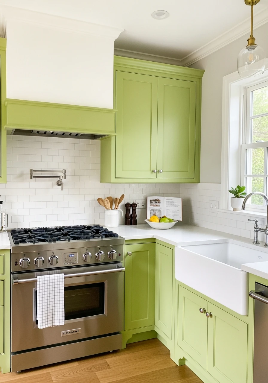 Boxington Playful Lime - 45 Kitchen Paint Colors for a High-End Look on a Budget