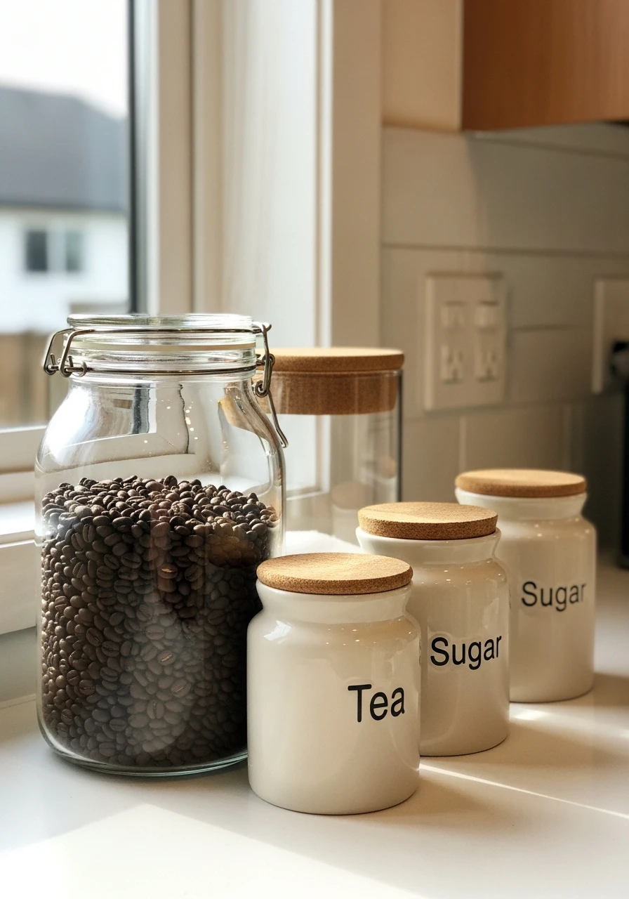 Decorative Storage Jars - 50 Genius Kitchen Storage Ideas That Look High-End (On a Budget!)