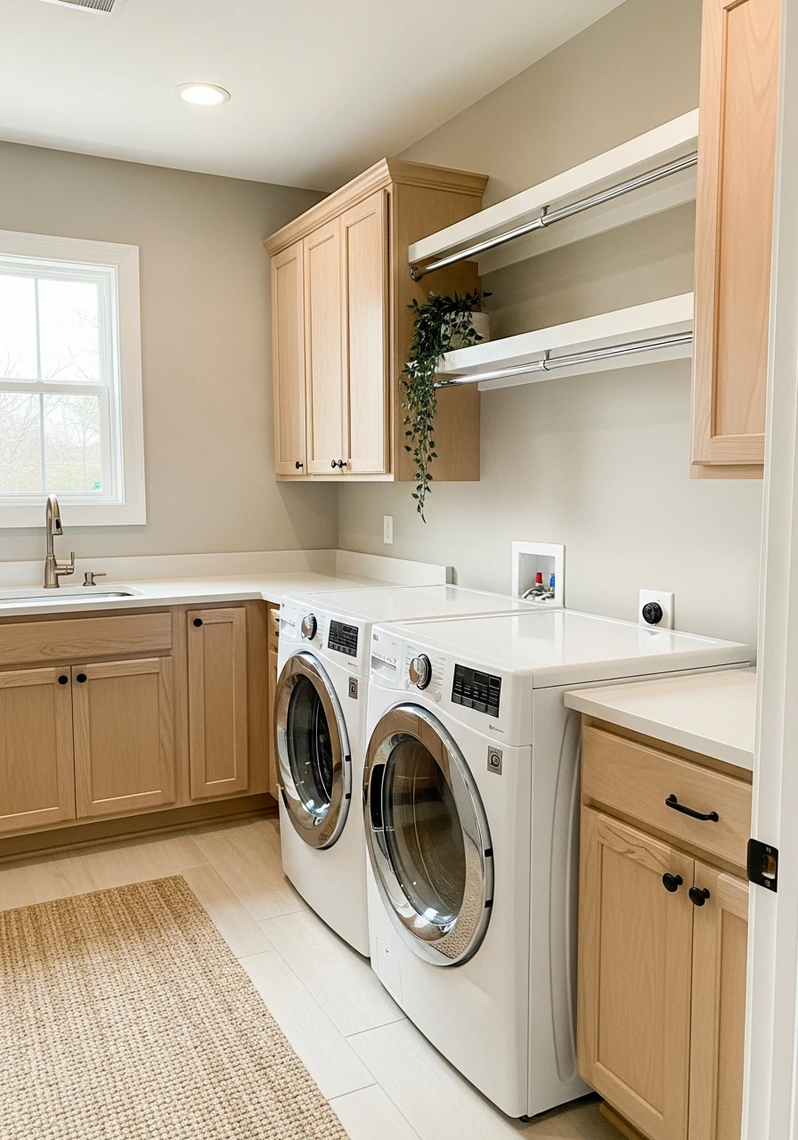 Greige for Balanced Neutrality - The Best Laundry Room Paint Colors for a High-End Look (On a Budget!)