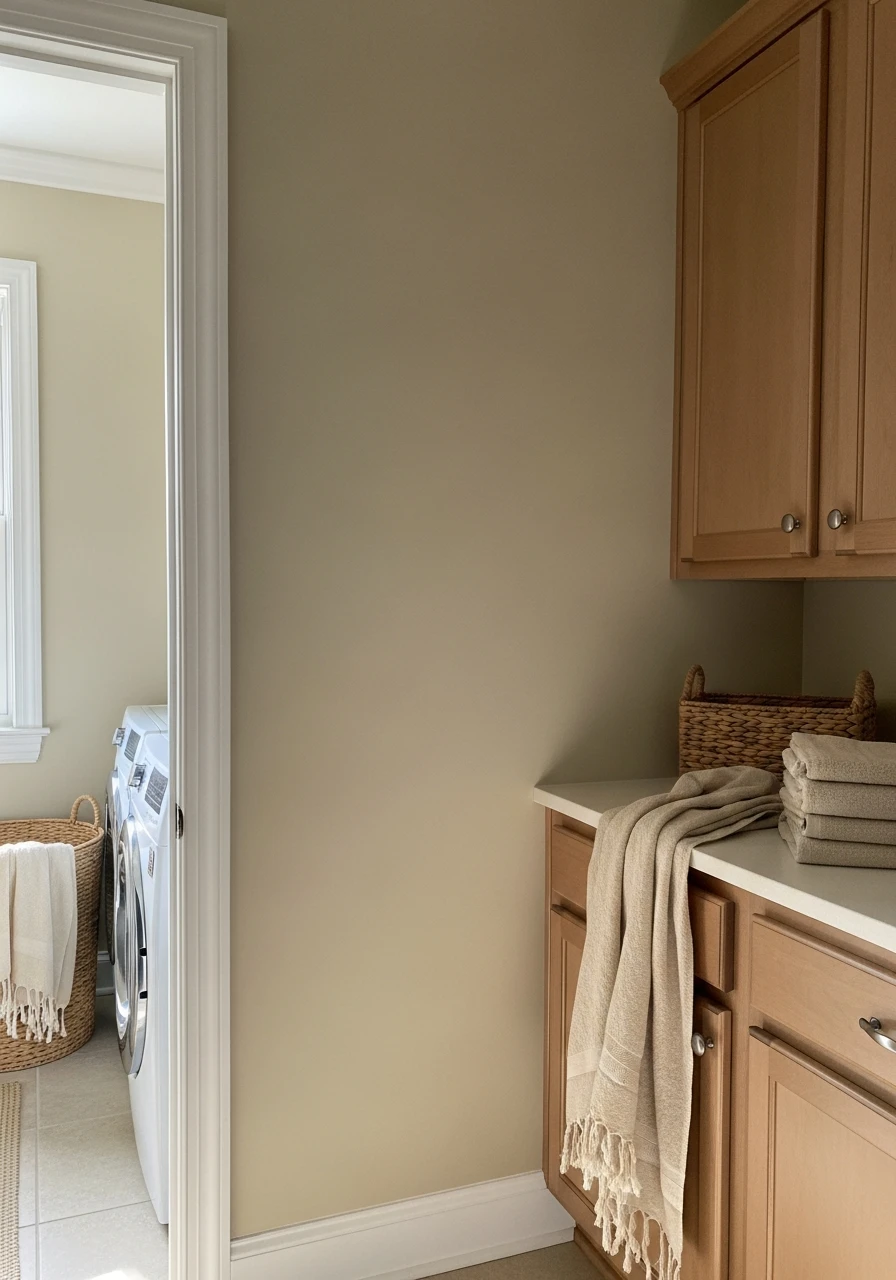 Earthy Khaki Organic Backgrounds - The Best Laundry Room Paint Colors for a High-End Look (On a Budget!)