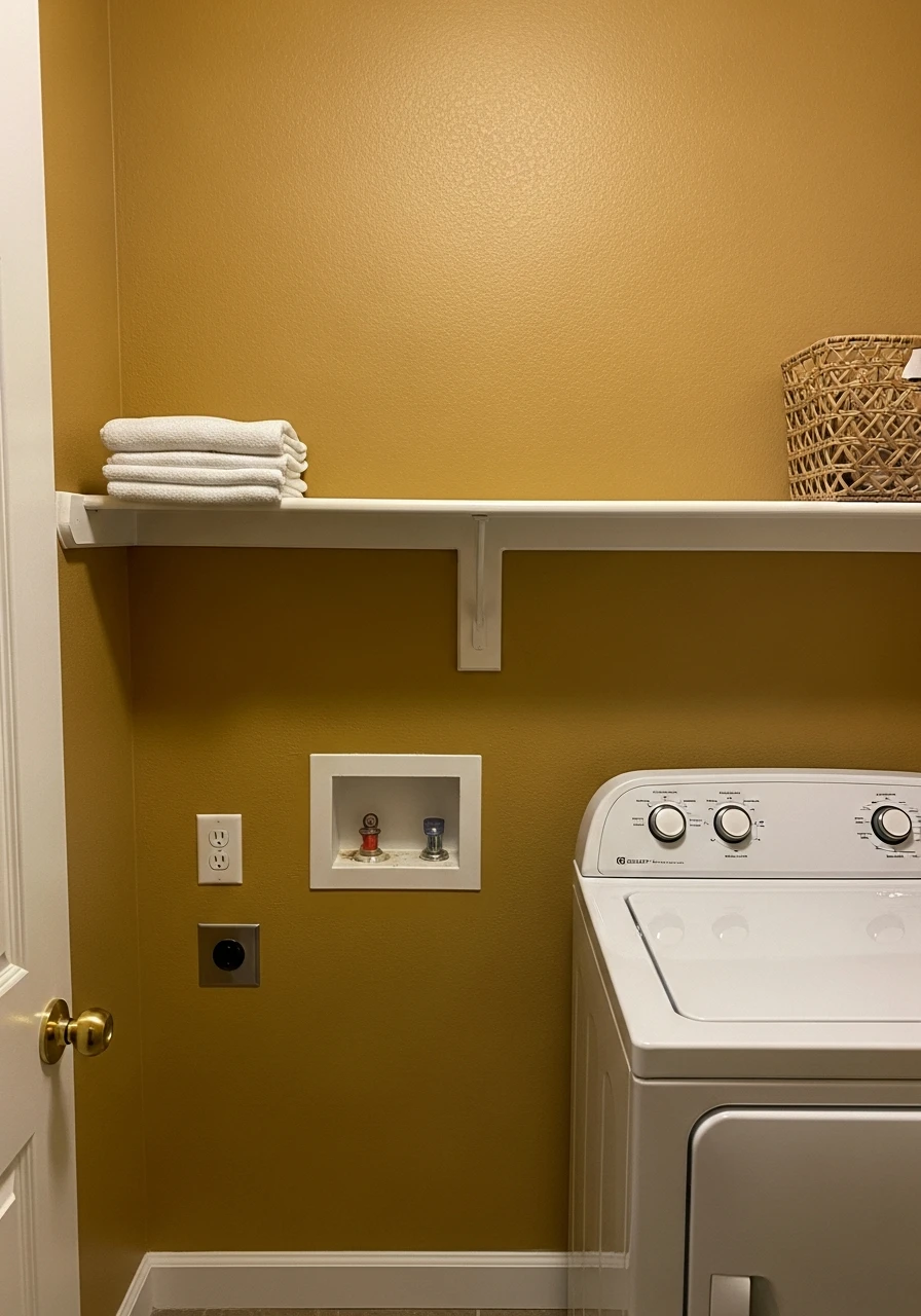 Warm Mustard Energetic Warmth - The Best Laundry Room Paint Colors for a High-End Look (On a Budget!)