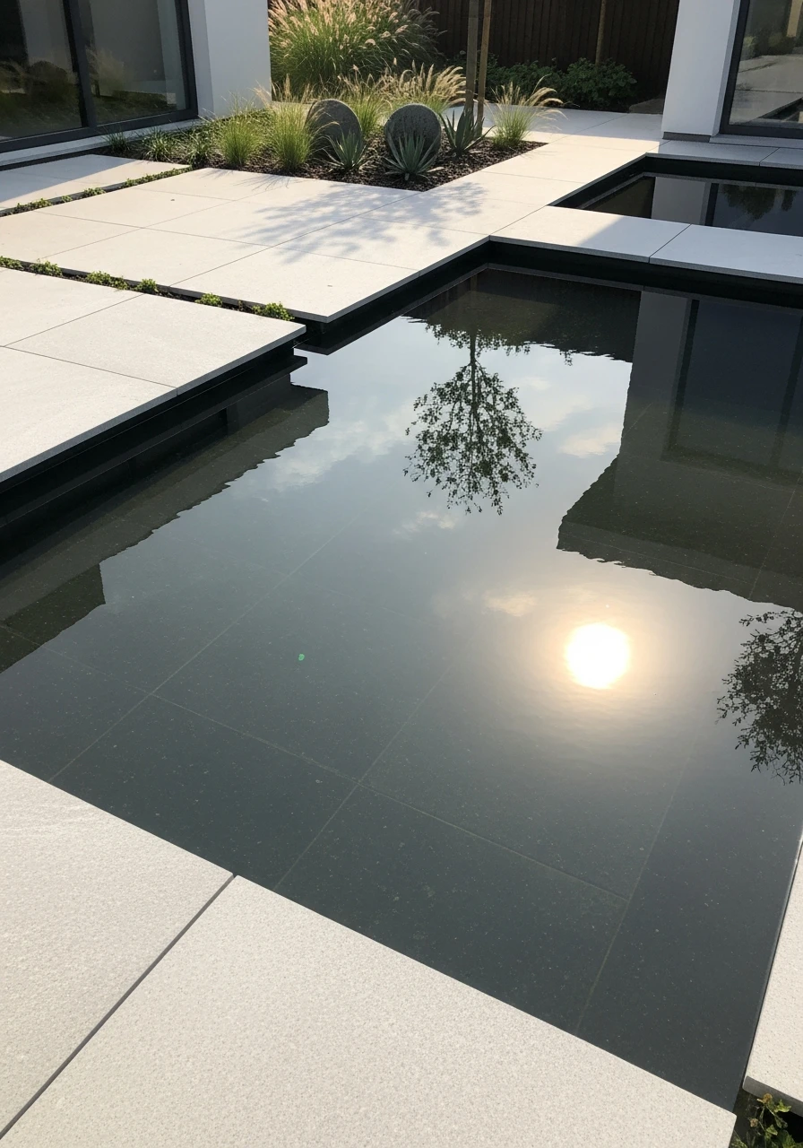 Reflective Surfaces - 50 Modern Garden Ideas to Create Your Dream Outdoor Space