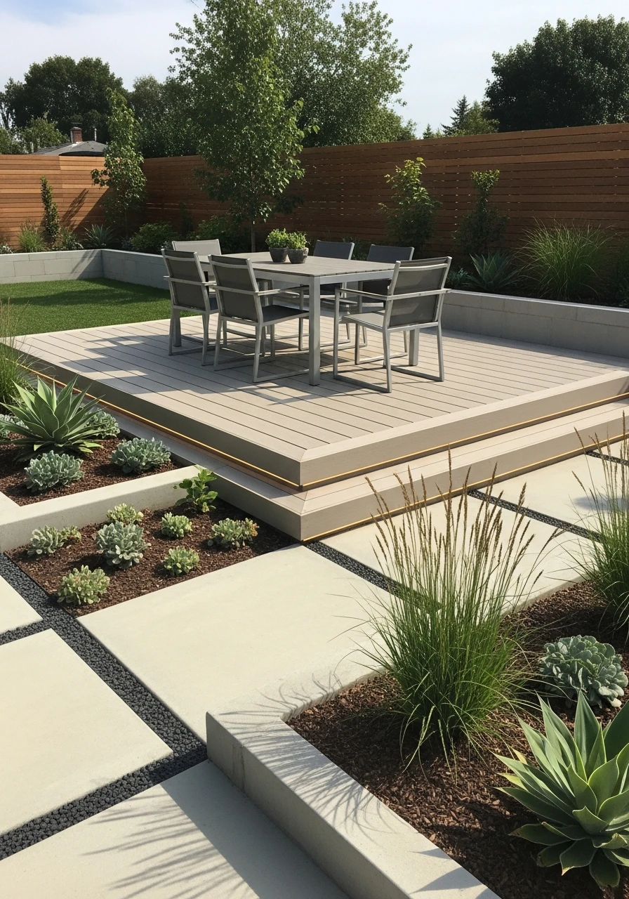 Outdoor Dining Platforms - 50 Modern Garden Ideas to Create Your Dream Outdoor Space