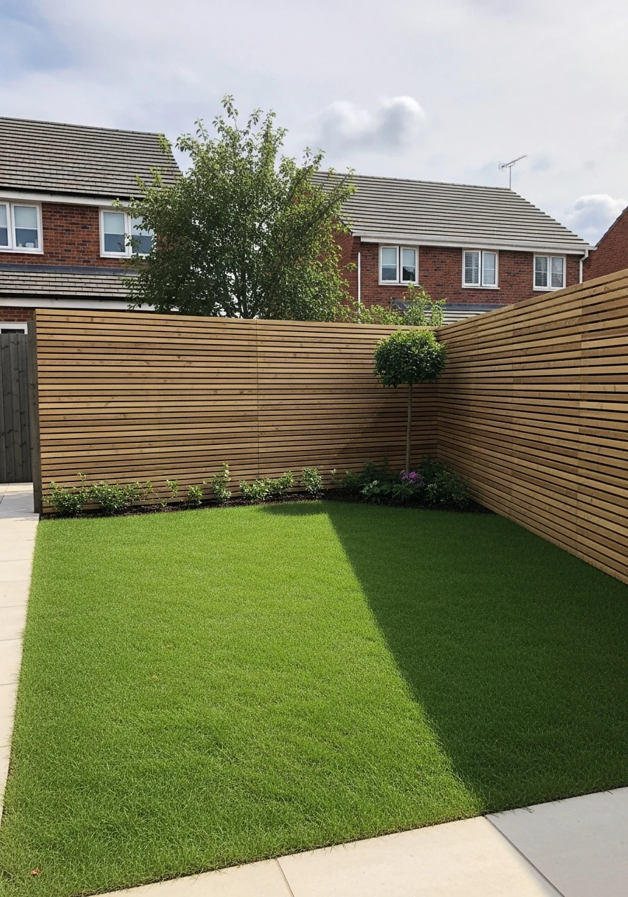 Linear Fencing - 50 Modern Garden Ideas to Create Your Dream Outdoor Space