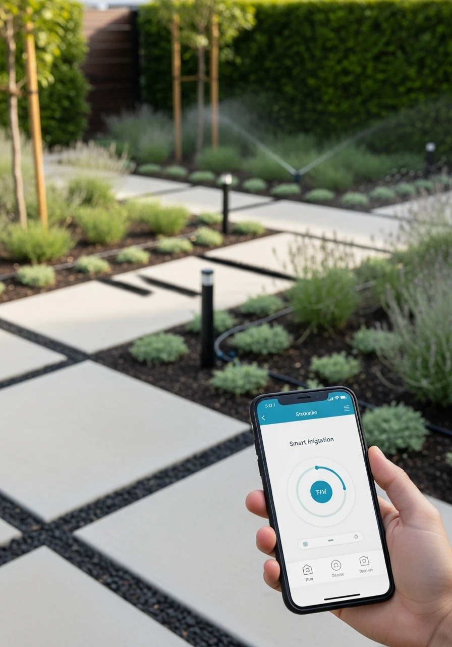 Smart Irrigation Controls - 50 Modern Garden Ideas to Create Your Dream Outdoor Space