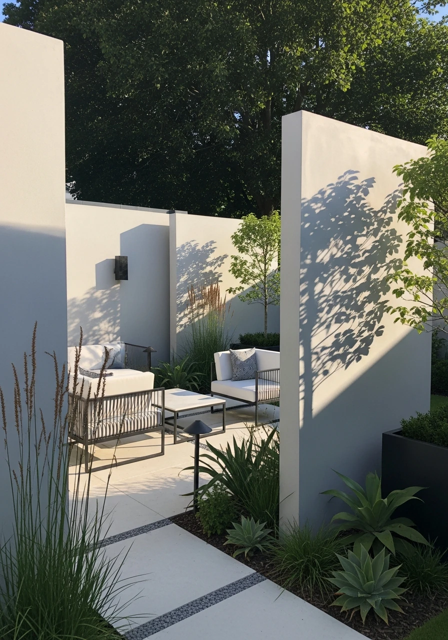 Statement Garden Walls - 50 Modern Garden Ideas to Create Your Dream Outdoor Space