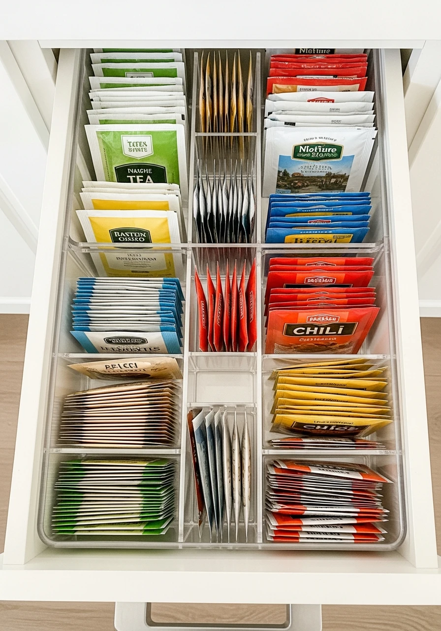 Shallow Pantry Drawers - 50 Brilliant Pantry Organization Ideas for a Perfect Kitchen