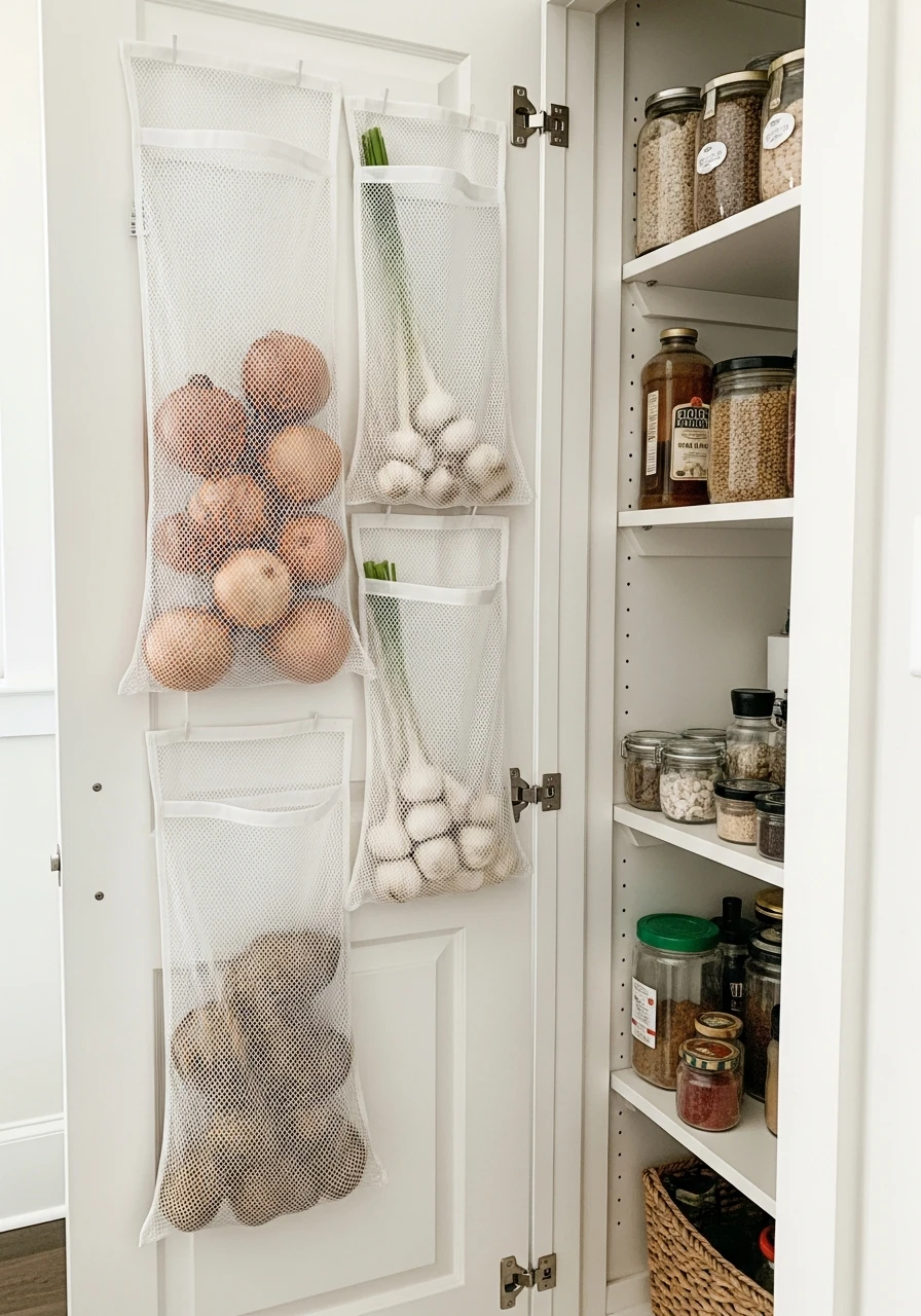 Clear Produce Storage Bags - 50 Brilliant Pantry Organization Ideas for a Perfect Kitchen