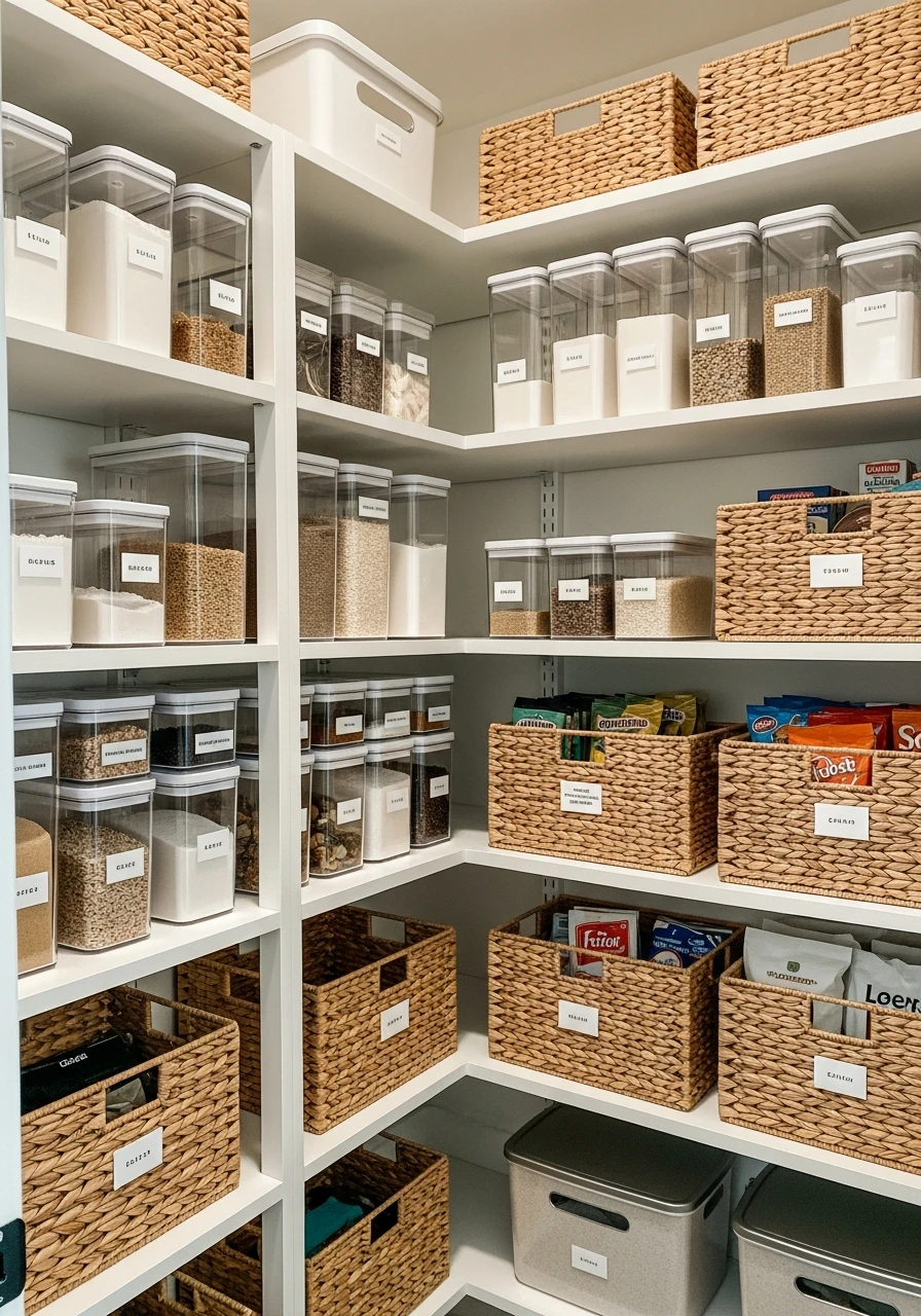 Modular Storage Systems - 50 Brilliant Pantry Organization Ideas for a Perfect Kitchen