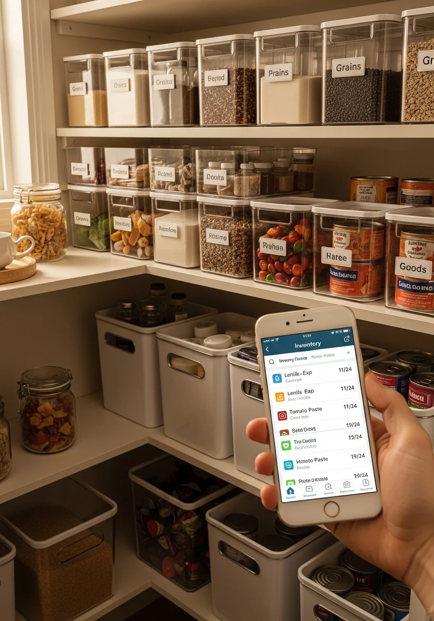 Smart Inventory Technology - 50 Brilliant Pantry Organization Ideas for a Perfect Kitchen