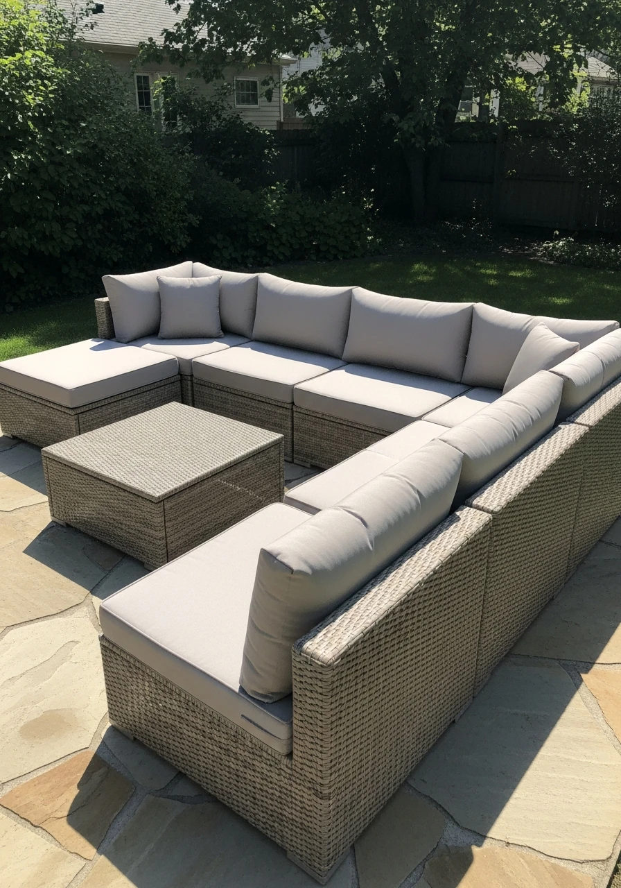Modular Patio Sectional Furniture - 50 Gorgeous Patio Furniture Ideas for a High-End Look on a Budget