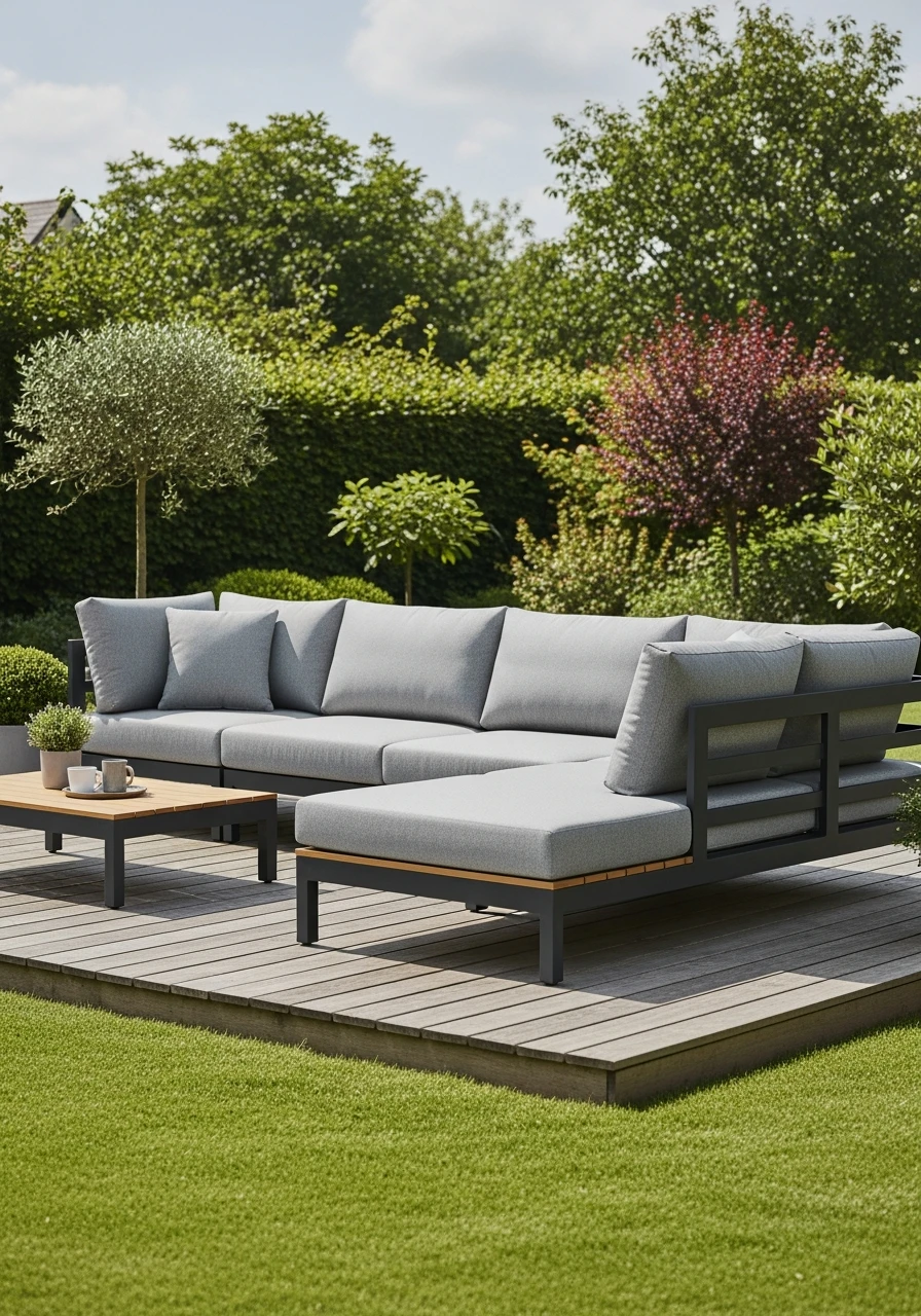 All-Weather Sectional Sofas - 50 Gorgeous Patio Furniture Ideas for a High-End Look on a Budget