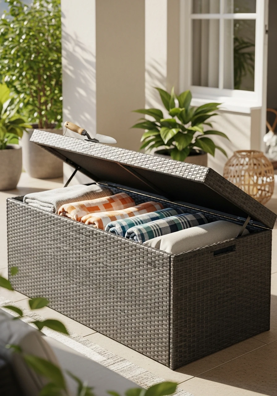 Furniture with Hidden Storage - 50 Gorgeous Patio Furniture Ideas for a High-End Look on a Budget