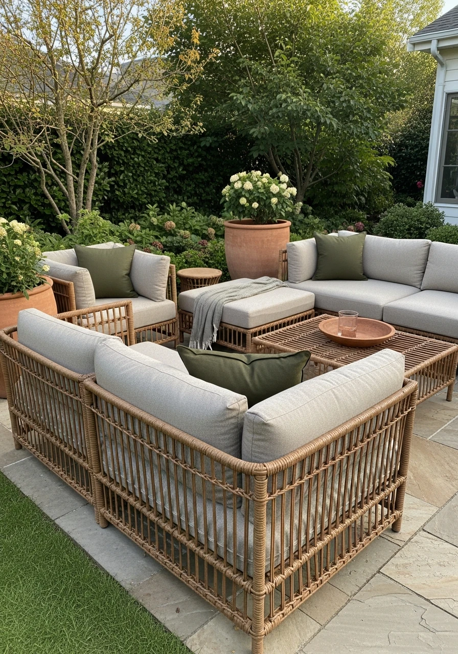Earth-Tone Patio Palettes - 50 Gorgeous Patio Furniture Ideas for a High-End Look on a Budget