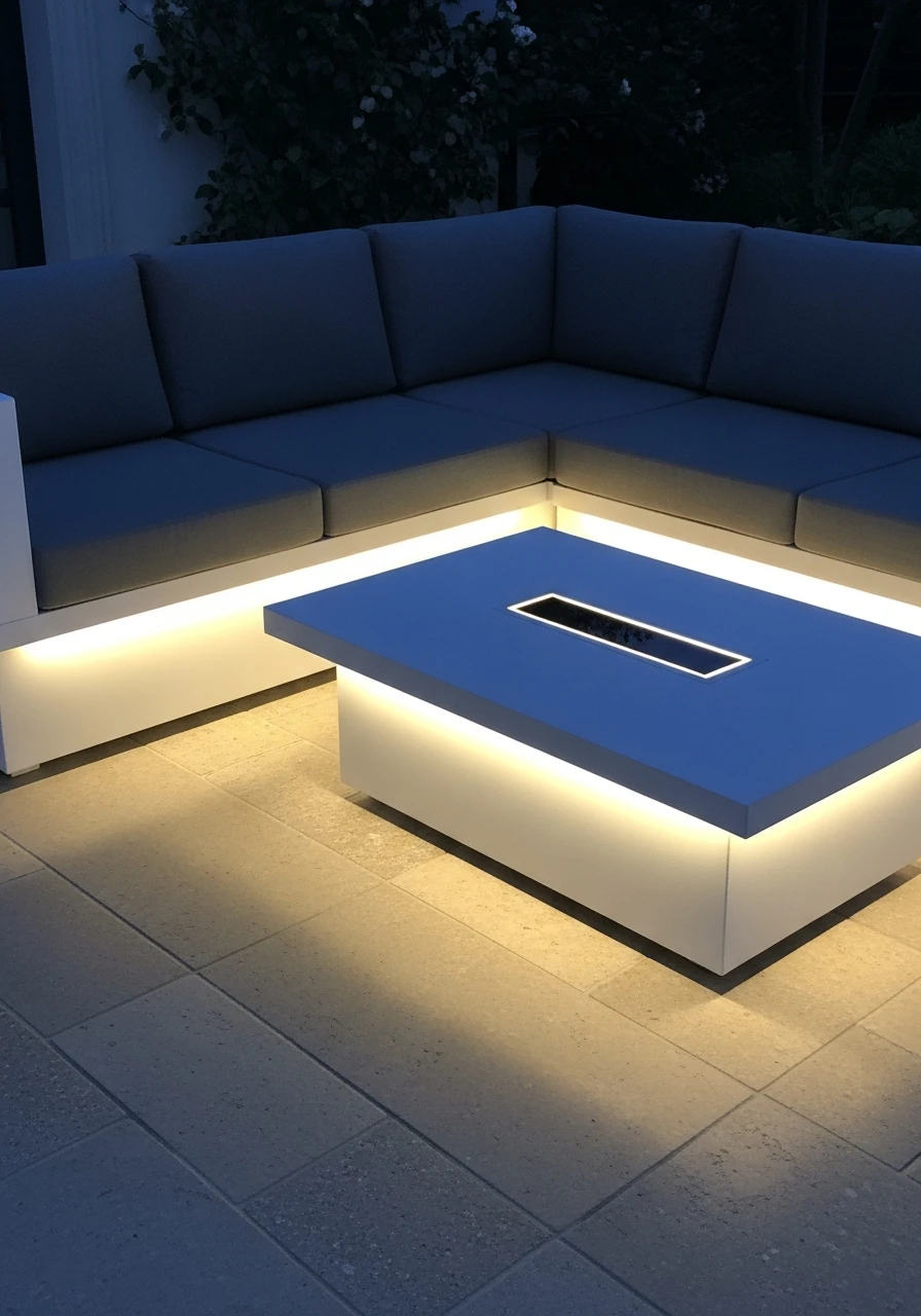 Furniture with Integrated Lighting - 50 Gorgeous Patio Furniture Ideas for a High-End Look on a Budget