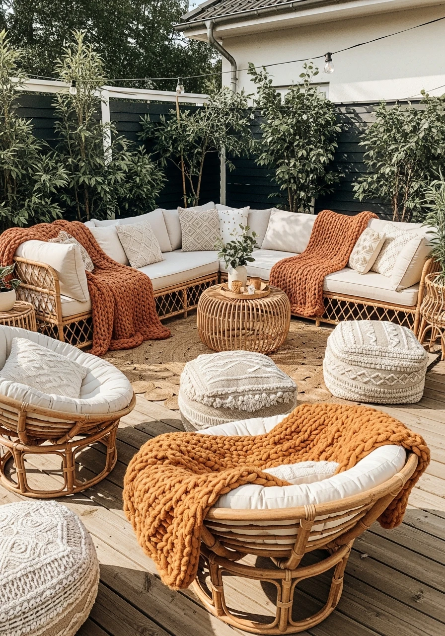 Bohemian Patio Furniture Style - 50 Gorgeous Patio Furniture Ideas for a High-End Look on a Budget