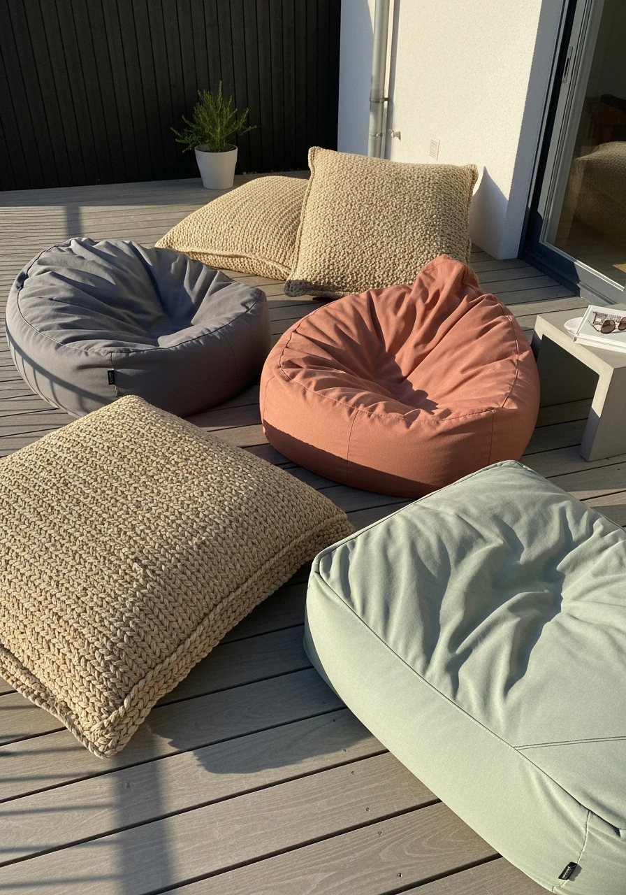 Outdoor Bean Bag and Casual Seating - 50 Gorgeous Patio Furniture Ideas for a High-End Look on a Budget
