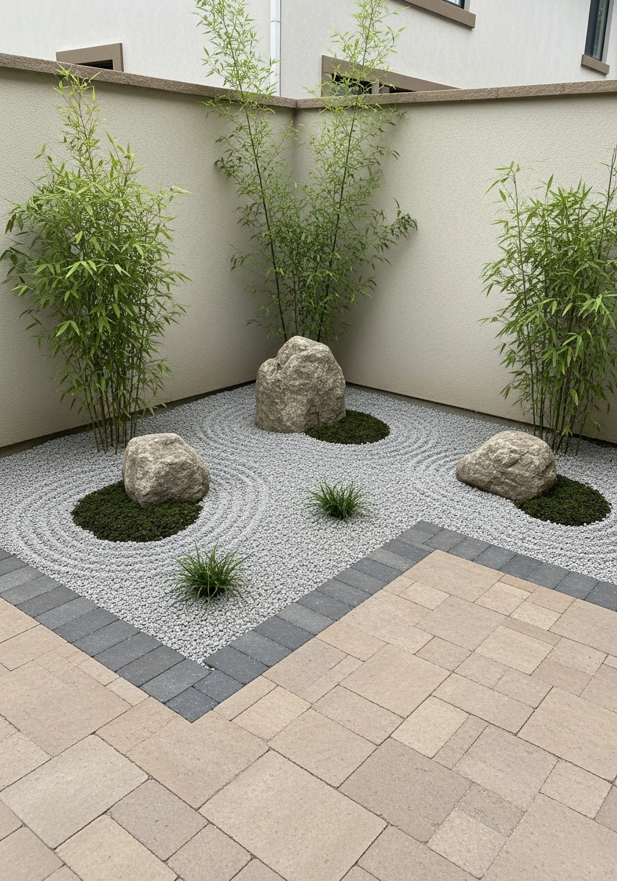 Japanese Zen Patio Garden Corner