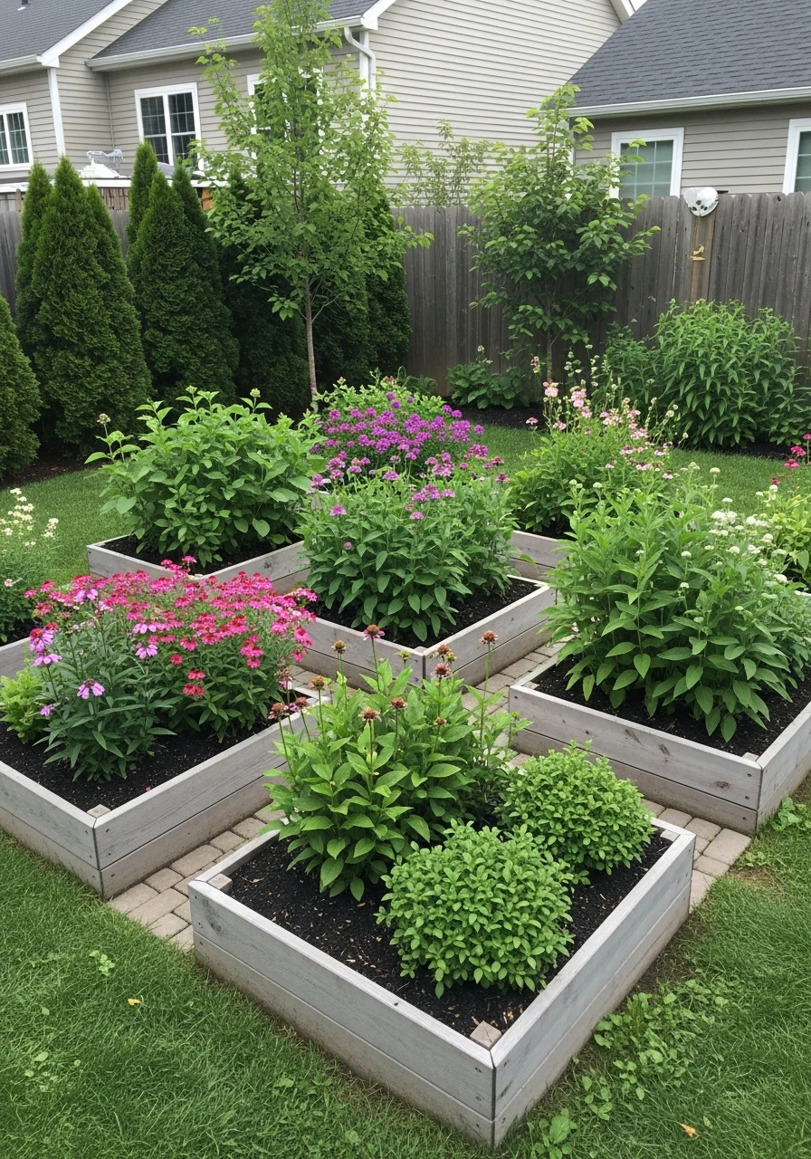 Raised Bed For Small Spaces - Perennial Garden Ideas