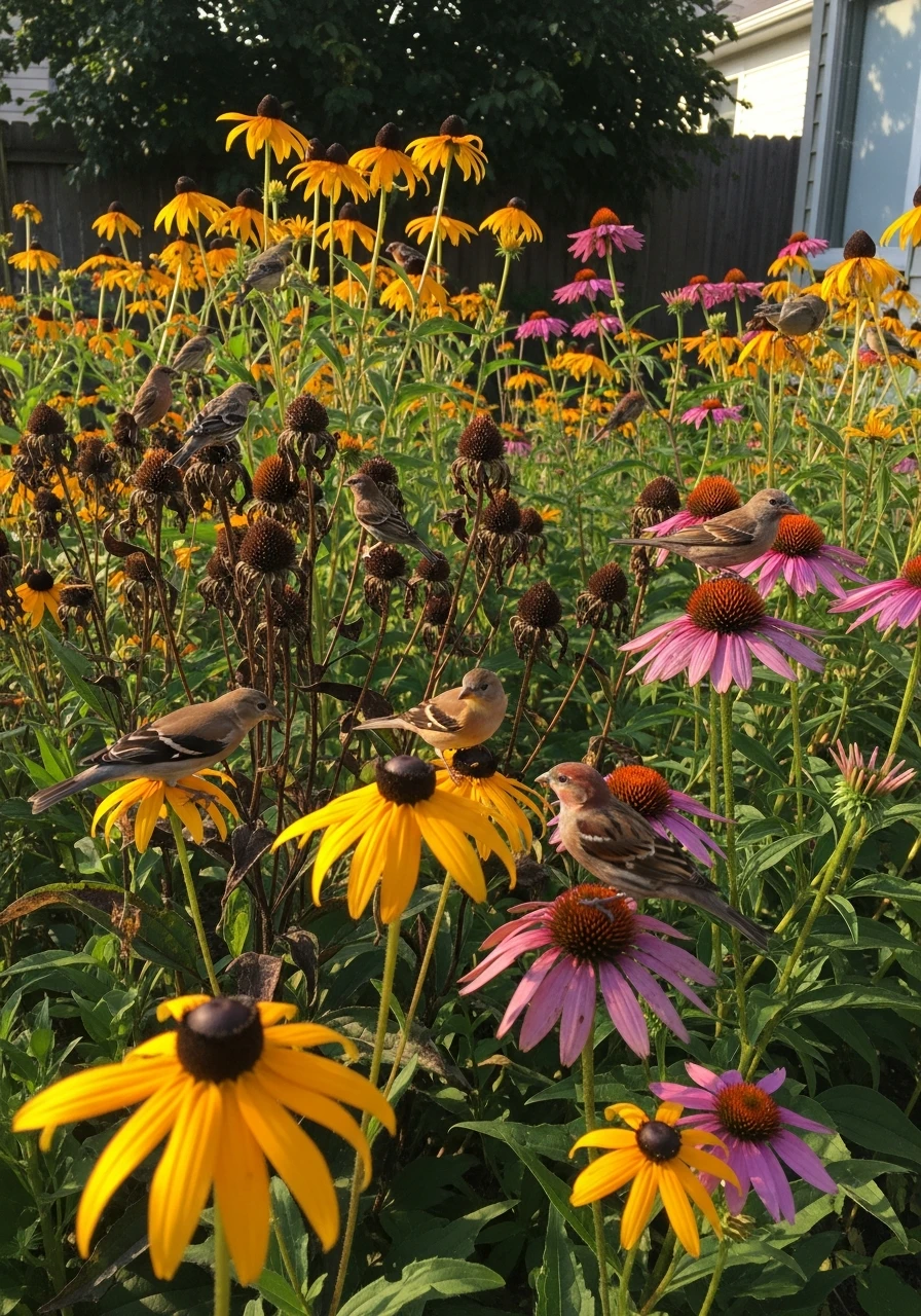 Bird Attracting Garden - Perennial Garden Ideas