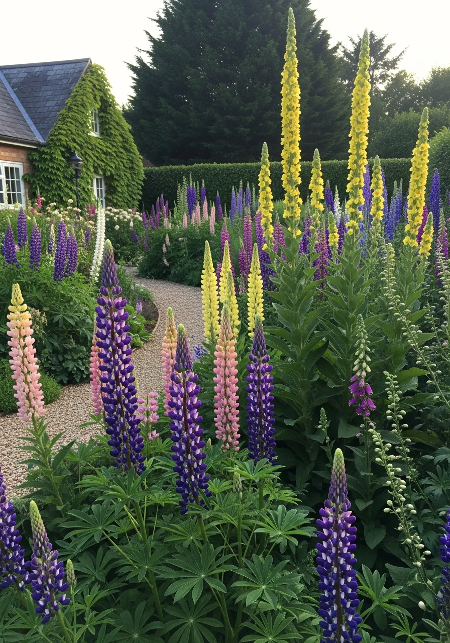 Vertical Structure Garden - Perennial Garden Ideas