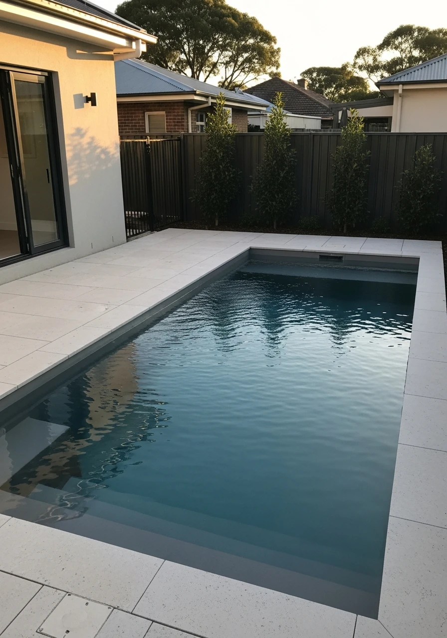 Vanishing Edge Illusion - 50 Small Backyard Pool Ideas That Look High-End (Even on a Budget)