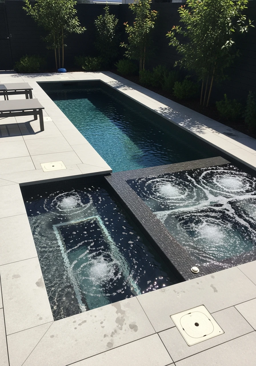Dual Pool and Hot Tub - 50 Small Backyard Pool Ideas That Look High-End (Even on a Budget)