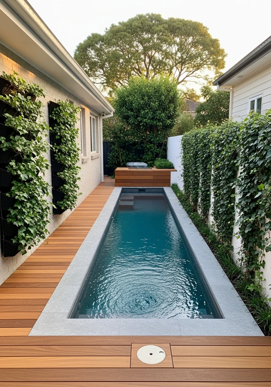 Utilize Side Yard Space - 50 Small Backyard Pool Ideas That Look High-End (Even on a Budget)