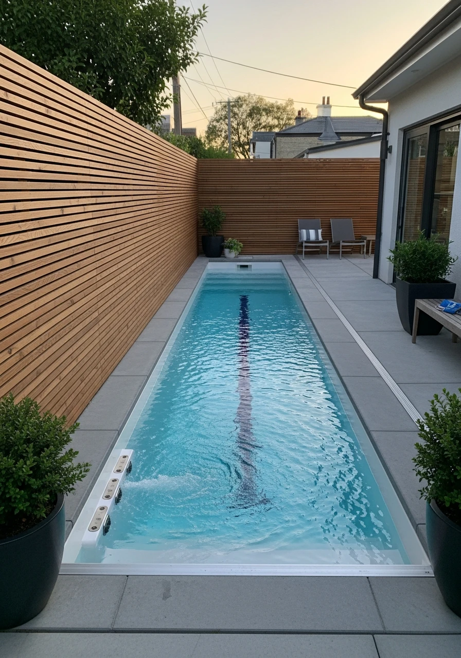 Narrow Lap Lane Pool - 50 Small Backyard Pool Ideas That Look High-End (Even on a Budget)