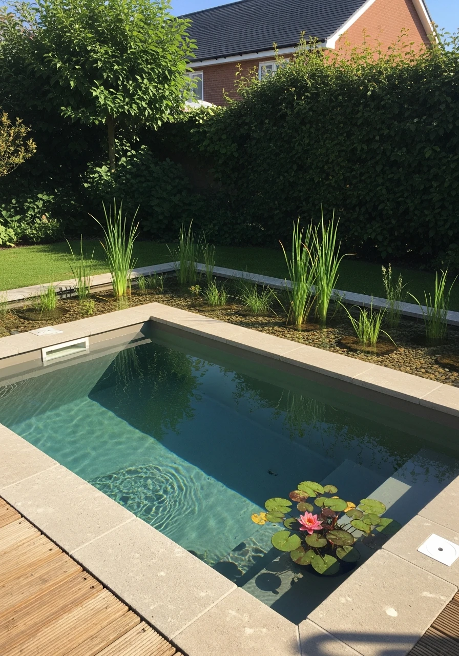 Chemical-Free Eco Pool - 50 Small Backyard Pool Ideas That Look High-End (Even on a Budget)