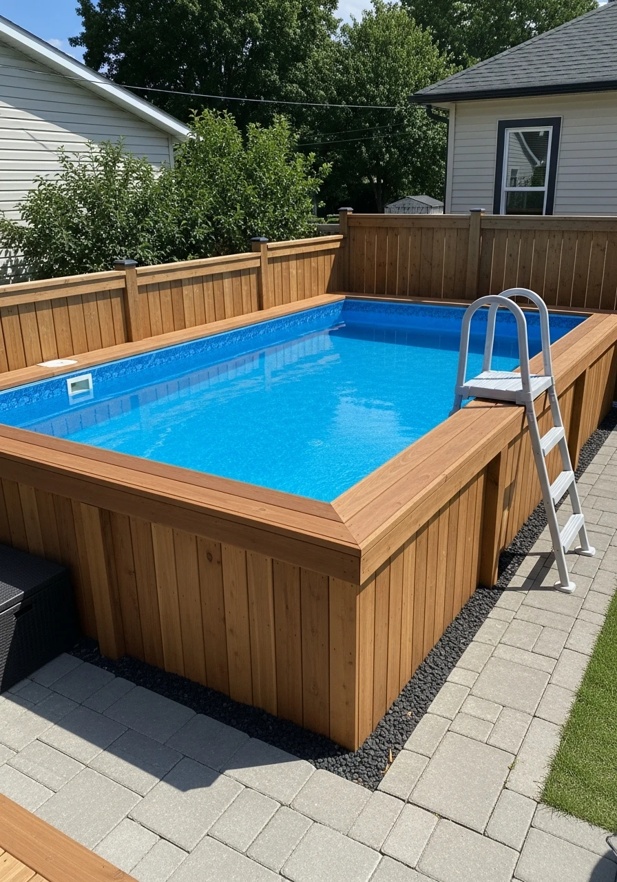 Affordable Above-Ground Pool - 50 Small Backyard Pool Ideas That Look High-End (Even on a Budget)