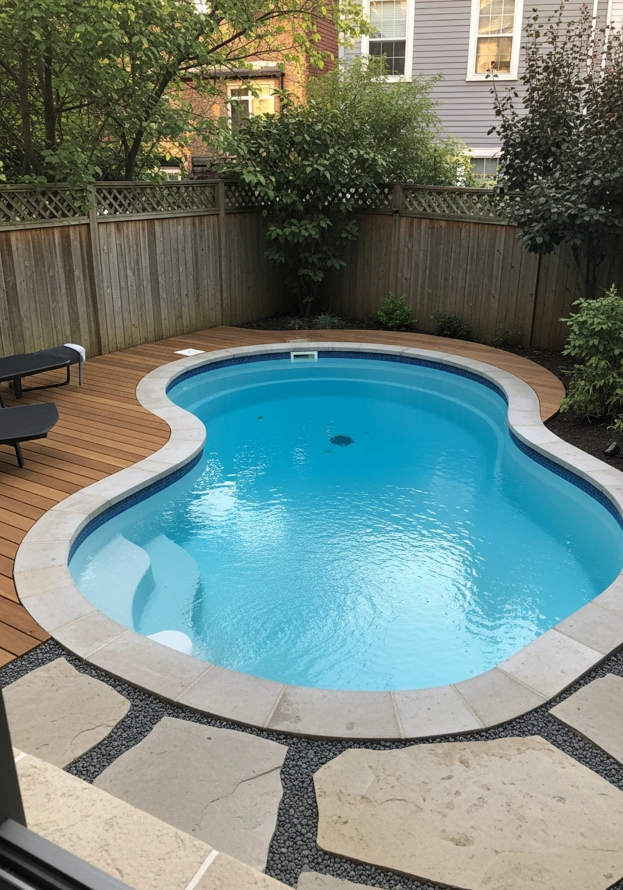 Classic Round Design - 50 Small Backyard Pool Ideas That Look High-End (Even on a Budget)