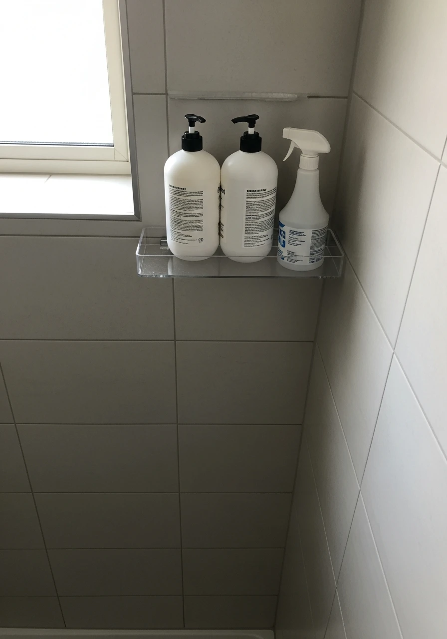 High Shelf In Shower - 50 Genius Small Bathroom Storage Ideas That Look High-End