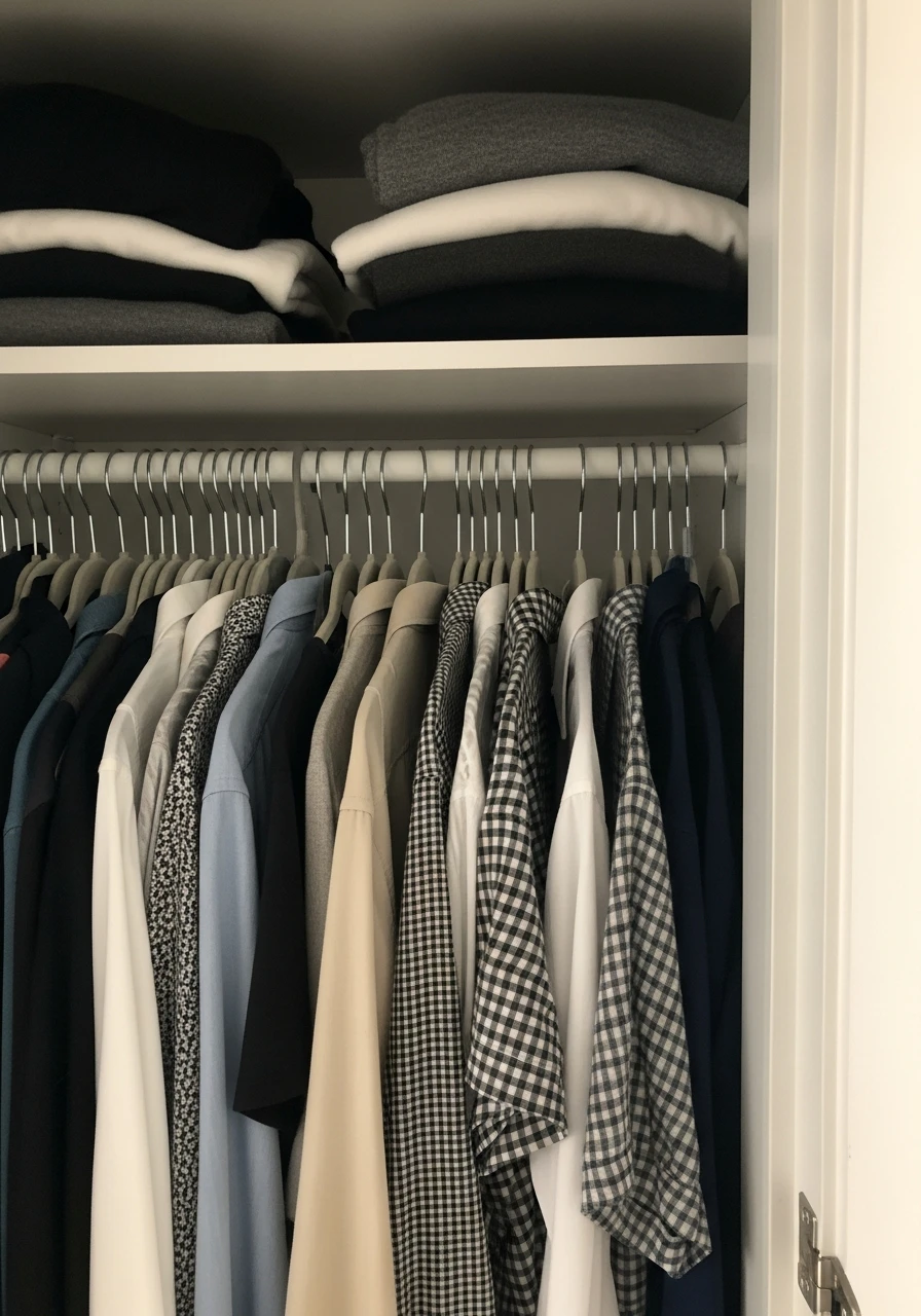 Slim Velvet Hangers - 50 Smart Small Bedroom Storage Ideas for a Clutter-Free Space