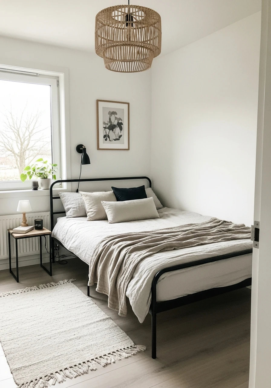 Slim Bed Frame - 50 Genius Small Guest Bedroom Ideas That Maximize Space